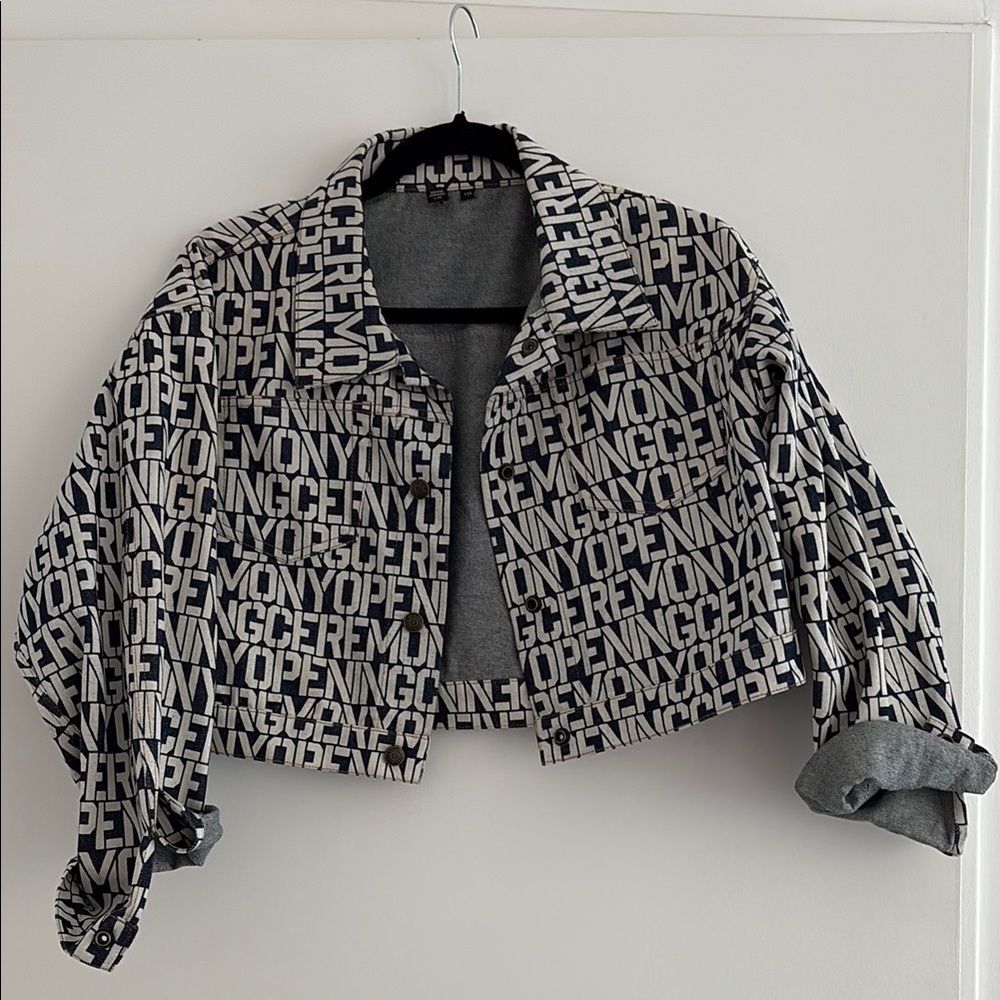 Opening Ceremony Cropped Denim Jacket